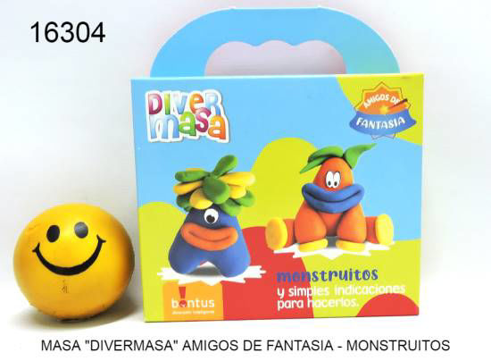 Imagen de MASA "DIVERMASA" AMIGOS DE FANTASIA - MONSTRUITOS 8.25